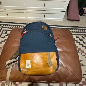 Topo Designs Navy Backpack made in USA